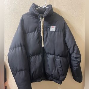 Black RawGear puffer jacket size large